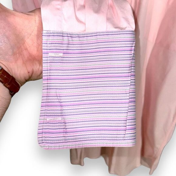 Pink Paul Smith Spread Collar French Cuff Dress Shirt M 16 - Picture 4 of 6
